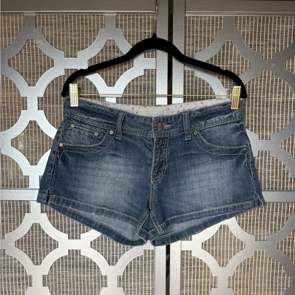 Maurices Dark Blue Jean Shorts